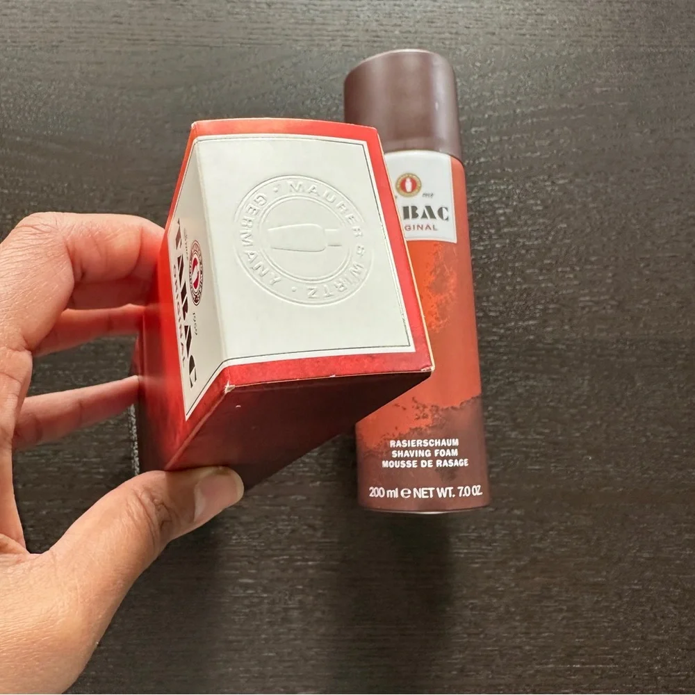NEW in Box 2 Pack Tabac by Maurer & Wirtz for Men Shaving Cream & Foam 100/200ml